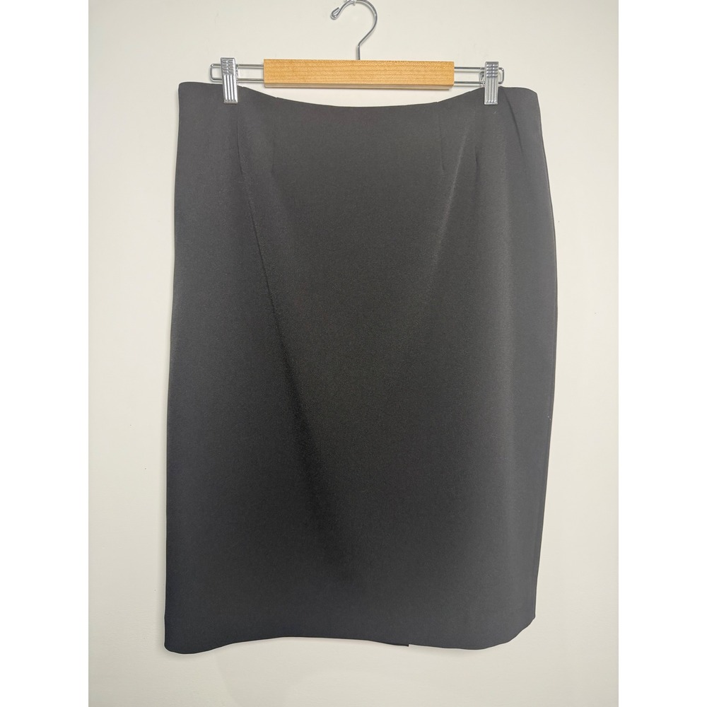 Kasper Black Pencil Skirt Professional Career Wear 81JMTDX0091 36" Waist